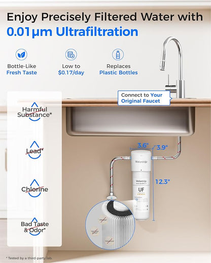 Waterdrop 10UAW-UF 0.01 μm Ultra Filtration Under Sink Water Filter System - Image 2