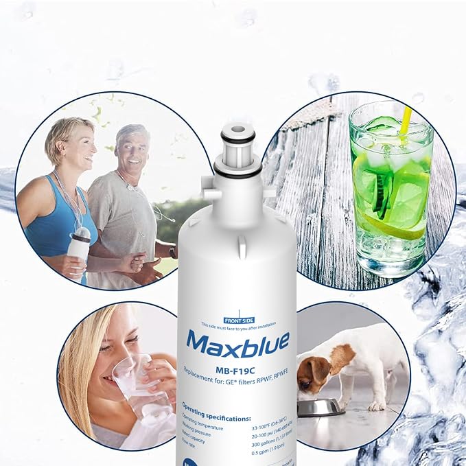 Maxblue Replacement for GE® RPWFE®, RPWF Refrigerator Water Filter, Compatible - Image 9