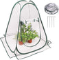 Pop up Greenhouse Cover, Transparent PVC Mini Small Grow Plant House Tent by Awvlvwa
