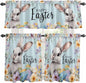 Happy Easter Kitchen Curtains Set 3 Piece by Unknown