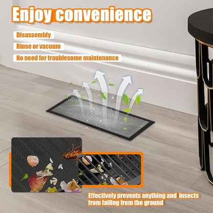 Magnetic Floor Vent Covers- 4"x10" Air Vent Screen Mesh Cover, Floor Register - Image 5
