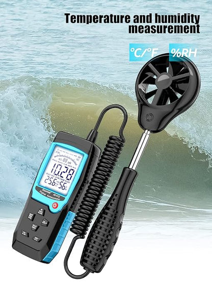 H12 Digital Anemometer Handheld Wind Speed Meter - Image 5