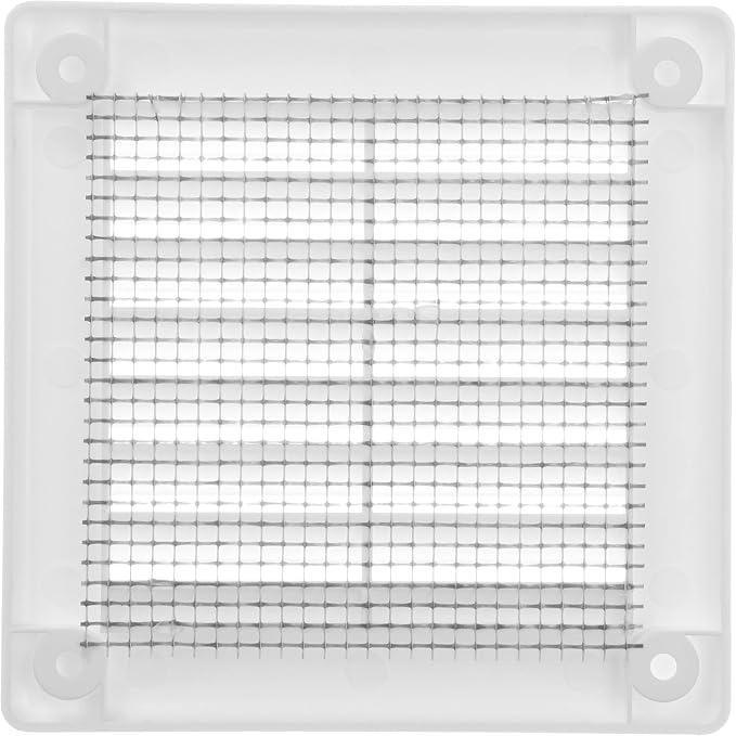 Vent Systems 4'' x 4'' Inch White Soffit Vent Cover - Image 6