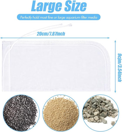 3 Pack 180 μm Filter Bag, Aquarium Media Bag - Image 3