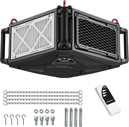 Abestorm 270 Degree Intake Air Filtration System, 780 CFM Workshop Hanging Dust by AbestormSolutionsINC