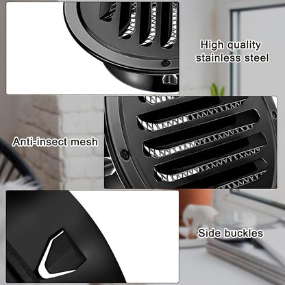 Zonon 36 Pcs Stainless Steel Soffit Vents 4 Inch Round Dryer Vent Cover - Image 5