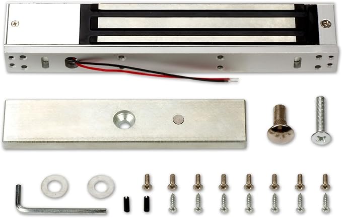 MENGQI-CONTROL Request to Exit PIR Motion Sensor 4 Doors Network RFID Access Control 600 LBS Magnetic Lock 110-240V Power Supply Box RFID Reader Keyfobs/Cards APP remotely Open Door