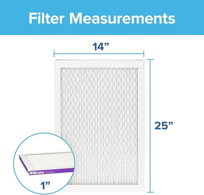 Filtrete 14x25x1 AC Furnace Air Filter, MERV 12, MPR 1500, CERTIFIED asthma & - Image 2