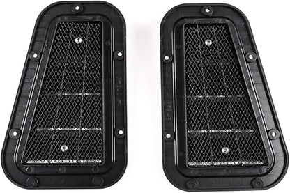Car Decorative Front Hood Bonnet Side Trim Cover Steel Air Flow Intake Scoop - Image 2