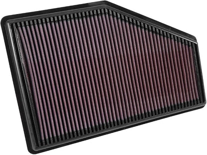 K&N High-Flow Original Lifetime Engine Air Filter: Increase Power: Premium - Image 4