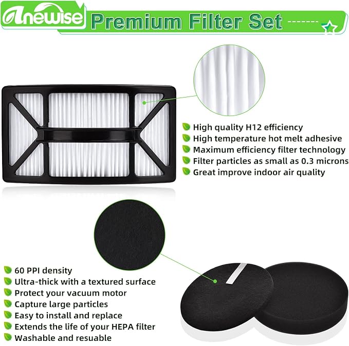 Filter Replacement for Bissell CleanView 2486, PowerClean 2494 Vacuum, Compare - Image 4