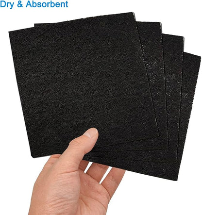 4 Pack 5inch Charcoal Filters for Kitchen Compost Bin, Compost Filters for - Image 3