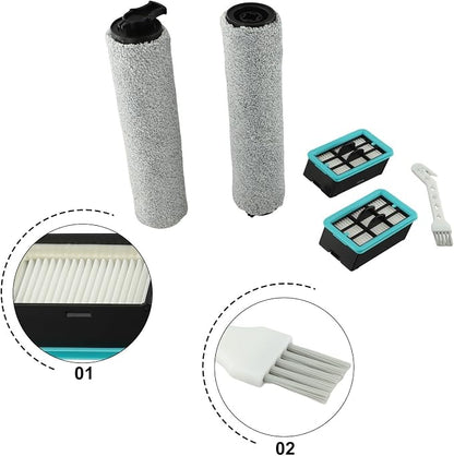 Replacement Vacuum Brush Roller Filter Set Compatible - Image 4