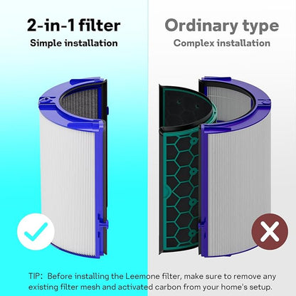 Leemone 2-IN-1 True HEPA+Carbon Filter Replacement - Image 7