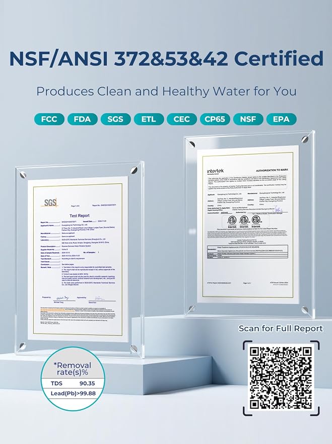 VIOMI® PFAS Reduction Reverse Osmosis System, NSF/ANSI 372&53&42 Certified - Image 6