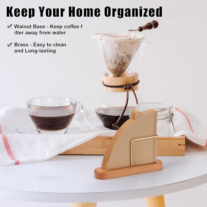 Cone Coffee Filter Holder, Stand Coffee Filter Storage, Coffee Filter Container - Image 2