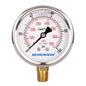 MEASUREMAN Lead-Free Pressure Gauge, 2-1/2inch Dial, Glycerin Filled, by MEASUREMAN