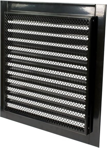 Repa Market 12" x 12" Inch Galvanized Steel Black Soffit Air Vent Cover - Image 8