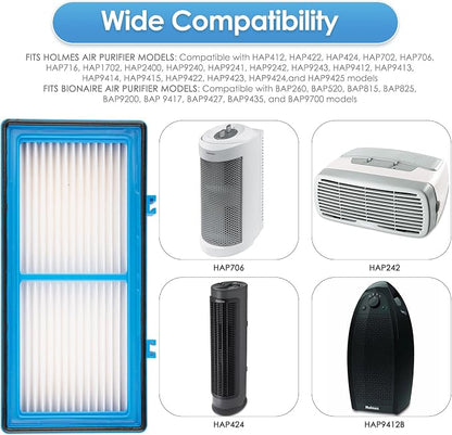 AER1 Filter 3 HEPA Filters + 6 Carbon Booster Filters Compatible - Image 4