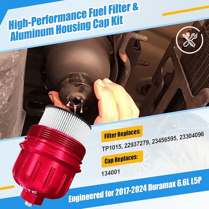 iFJF TP1015 Fuel Filter and 134001 Housing Cap Replacement - Image 7