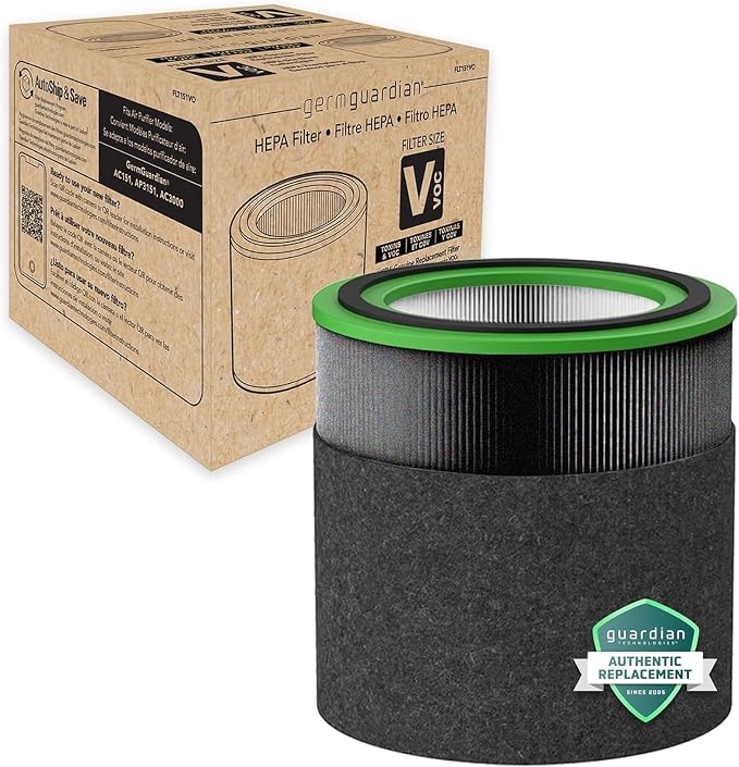 GermGuardian Filter V Toxin Clear HEPA Genuine Air Purifier Replacement Filter by GuardianTechnologies