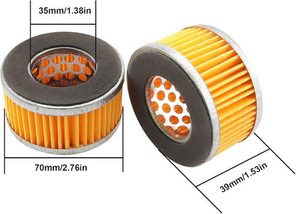 2 PCS Replacement Compressor Air Filter Element Air Compressor Intake Paper - Image 2
