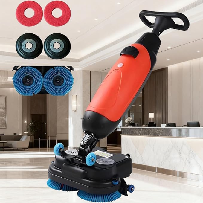 Commercial Floor Scrubber Machine Lightweight Electric Floor Cleaner by Oiyekntd