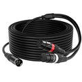Mygatti XLR Splitter Y-XLR Cable 15 FT, Gold-Plated 3-Pin XLR Male to Dual XLR Female Patch Y Cable, Bi-Directional Balanced Microphone Adapter Cord, 1 XLR to 2 XLR Cable, Oxygen-Free Copper