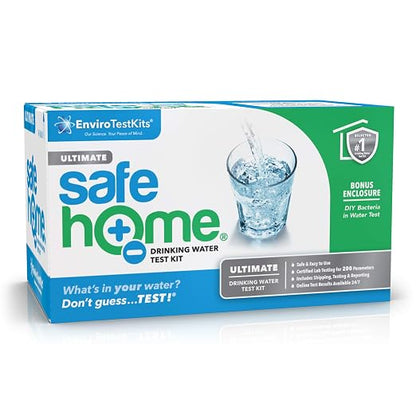 Safe Home® 200-in-1 Ultimate Drinking Water Test Kit – Tests by SafeHomeWaterQualityTestKits