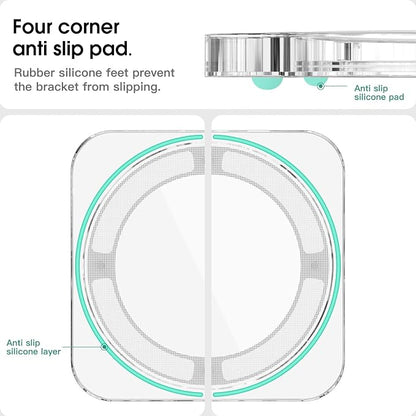 Transparent Acrylic mac Studio Stand, Built in Detachable air Filter Suitable - Image 5