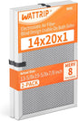 2-Pack 14x20x1 MERV 8 Reusable & Washable Electrostatic Air Filters by BreatheSmartLiveClean