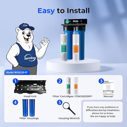 iSpring PFAS-Reducing Whole House Water Filter System, Also Removes Chlorine - Image 6