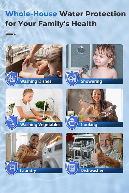iSpring SGS-Tested Lead Removal Whole House Water Filter System w/ 3/4'' - Image 7