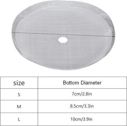 5Pcs 304 Stainless Steel Coffee Mesh Filter Portable Reusable Cofffe Pot Mesh - Image 2