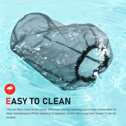 Air Filter Cover, Thickened Car Cold Air Intake Filter Dust Sock Cover - Image 5