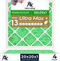 MervKing 20x20x1 Air Filter Actual Size: 19.7" x 19.7" x 0.75" MERV 13 MPR by MervKing
