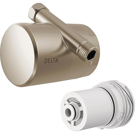 Delta Faucet Clarifi Standard Shower Filter Attachment Satin Nickel by DeltaFaucet