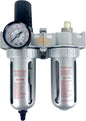 3/8" NPT Mid Flow Compressed Air In Line Filter Regulator Combo Piggyback by AllToolDepot
