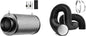 VIVOSUN 4'' Air Carbon Filter Smelliness Control and 4'' 8 Feet Black by VIVOSUN