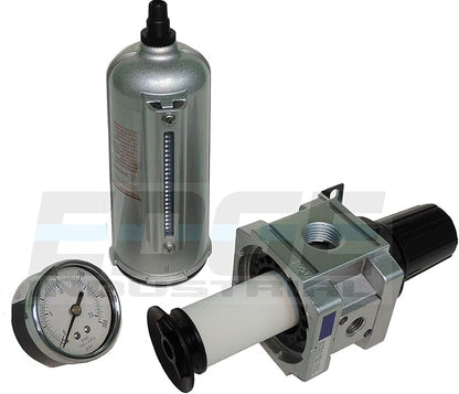 T-H-B CO EDGE INDUSTRIAL Heavy Duty Compressed AIR Filter Regulator Combo - Image 3