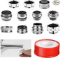 12 pcs Faucet Adapter Kit, CNYMANY Kitchen Aerator Adapter Set Male Female Sink by CNYMANY