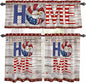 4th of July Kitchen Curtains Set 3 Piece by Unknown