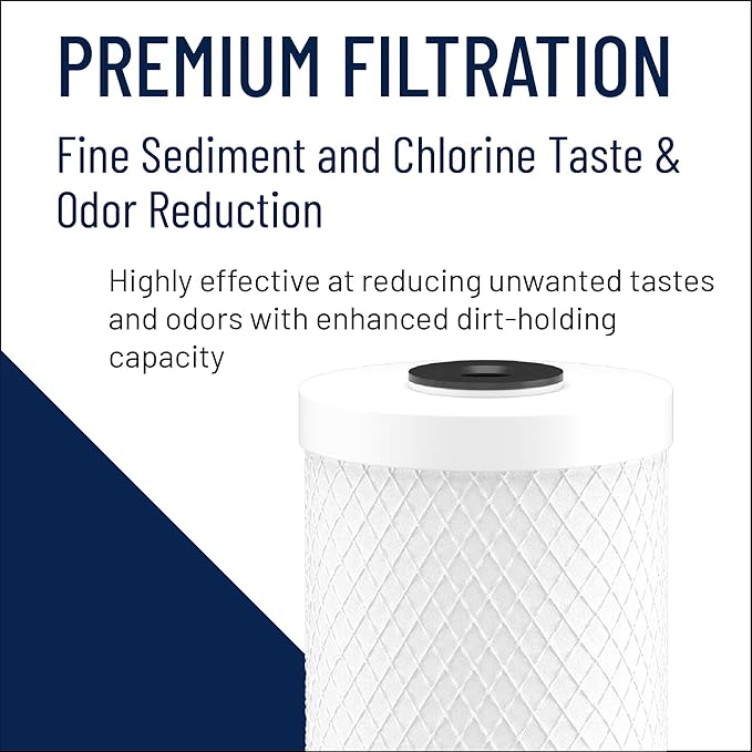 Pentair Pentek CBC-20 Carbon Water Filter, Whole House Carbon Block Replacement - Image 5