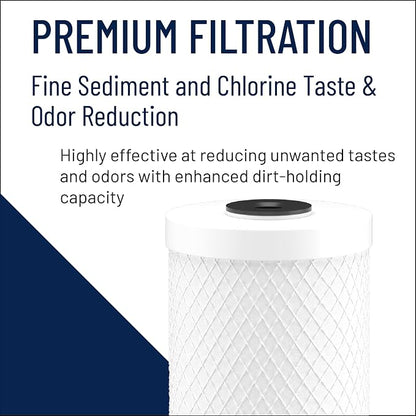 Pentair Pentek CBC20-BB Big Blue Carbon Water Filter, Whole House Carbon Block - Image 6