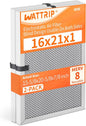 2-Pack 16x21x1 MERV 8 Reusable & Washable Electrostatic Air Filters by BreatheSmartLiveClean