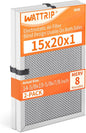2-Pack 15x20x1 MERV 8 Reusable & Washable Electrostatic Air Filters by BreatheSmartLiveClean