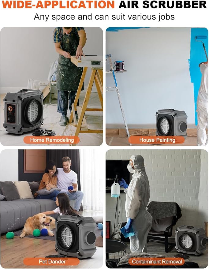 Abestorm Air Scrubbers, Industrial Commercial Air Scrubber - Image 8