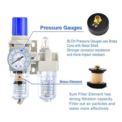 BLCH 1/4" NPT Air Compressor Water Separator - Image 3