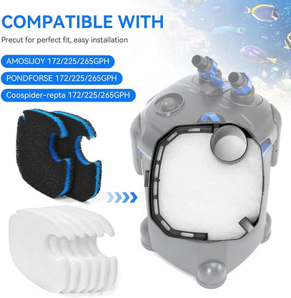 Replacement for Pondforse Canister Filter 172GPH 225GPH 264GPH Aquarium Filter - Image 2