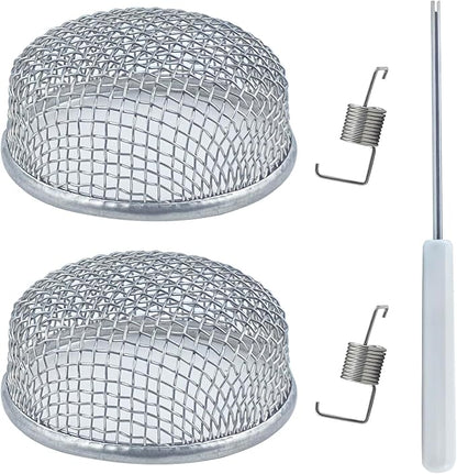 2 Pack RV Flying Insect Screen Furnace Vent Cover Bug Screens, 2.8 x 1.3 Inch by Unknown